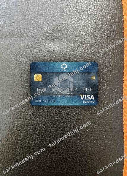 Philippines Rizal Commercial Banking Corporation (RCBC) visa signature card photolook front